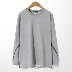 르젠옴므 루즈핏 컬러풀 옆트임 무지 긴팔티 LNST608RW