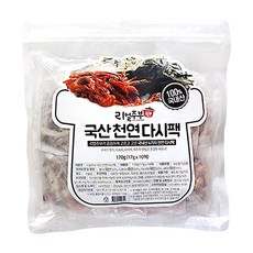 리얼주부 국산 천연 다시팩, 170g, 1개
