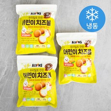 엘빈즈 우리밀로 만든 어린이 치즈볼 (냉동), 375g, 3봉