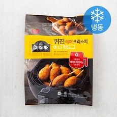동원 퀴진 에어 크리스피 미니핫도그 (냉동), 450g, 1개