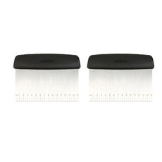 15cm 스텐스크래퍼 눈금있음, 혼합 색상, 2개