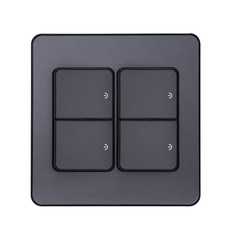 디아트 스위치 단로 4구 매트그레이, 1개