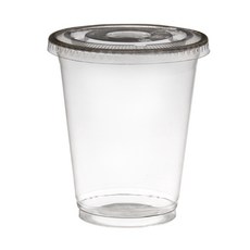PET 아이스컵 92mm 420ml + 평뚜껑 세트, 1개, 100세트 1개, 100세트