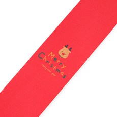 루돌프 띠지 세로형, 레드, 60개