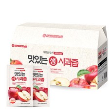 참앤들황토농원 맛있는 생 사과즙, 100ml, 30개