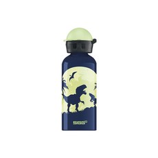 지그 키즈 워터 보틀, 글로우 문 다이노스 야광, 400ml