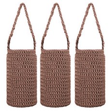 블럭마트 니트 보틀주머니 Small 360ml, 브라운, 3개