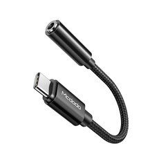 맥도도 USB C타입 to DC3.5mm 오디오 젠더 블랙, CA-756