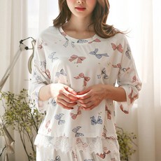 코코드림 여성용 별하나리본하나 투피스 잠옷