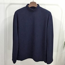 더클래식 남성용 엠보 반폴라 티셔츠