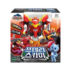 미니특공대 슈퍼공룡파워 프테라 스카이 로봇 장난감, 혼합색상