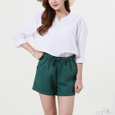 여성린넨반바지