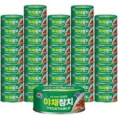 사조 야채참치 안심따개 통조림, 100g, 48개