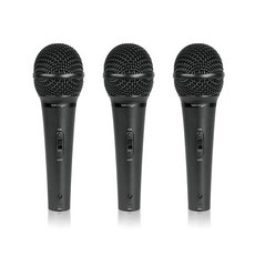 배링거 보컬용 다이나믹 마이크 3p 세트, XM1800S