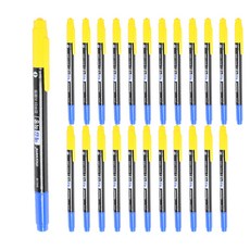 모나미 예감적중 컴퓨터용싸인펜, 흑색 + 파랑, 24개