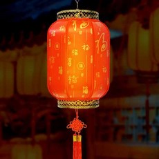 사라코 중국집 전통 인테리어 소품 팔각원형홍등 + 방수소켓, 혼합색상
