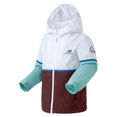 뉴발란스 아동용 홑겹배색 우븐스트레치 바람막이 NK9AA2202U