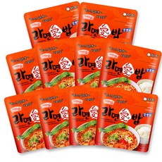 이지밥 라면애밥 짬뽕맛 + 숟가락 세트, 110g, 10개