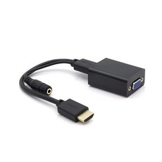 컴스 HDMI to VGA 컨버터 오디오 지원, BT841