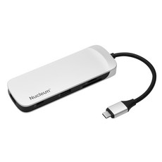 킹스톤 Nucleum 멀티 허브 USB Type-C Hub 7in1 4K HDMI, C-HUBC1-SR-EN, 혼합색상, 1개