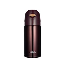 써모스 진공 단열 스트로 보틀 FHL-400K, 브라운, 400ml