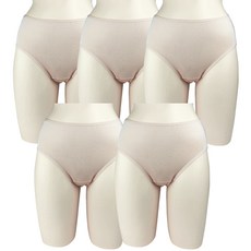 올리비아바비 인견 솔리드 미디 팬티 5p