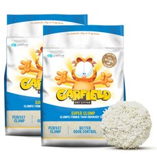 가필드 Blue 고양이 모래, 9.07kg, 2개