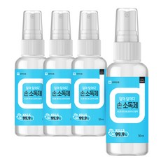 답이답이다 스프레이형 손 소독제, 50ml, 4개