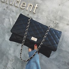 글램디브 사각 퀼팅 클러치백