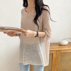 예쁨초읽기 니트상의 임부복