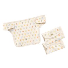 위드오가닉 오가닉 신생아 아기띠 턱받이 + 침받이 2p 세트, 아기모빌, 1세트