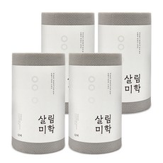 살림미학 데일리 일회용 수세미 60p, 혼합색상, 4개