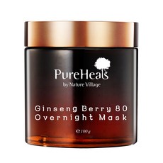 퓨어힐스 진생베리 80 오버나이트 마스크, 100g, 1개