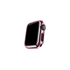 비쉐르 메탈 라인 애플 워치 시리즈 5 44mm TPU 케이스, 핑크, 1개