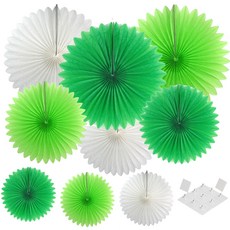 페이퍼휠 3종 x 3p + 마운트 10p, 그린, 라임그린, 화이트