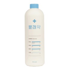 청춘세탁 빨래약 유아세제 1L + 계량컵, 1세트