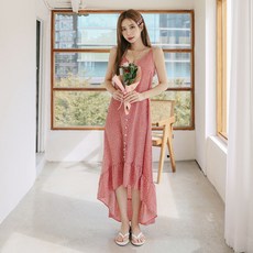VENDIS 女式 V 領女士沙灘長裙 H299