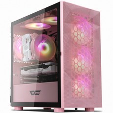 다크프래쉬 AZ RGB PC 케이스 DLM 21 메쉬 핑크