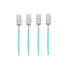 큐티폴 고아 터키쉬 디너포크, 실버, 4개