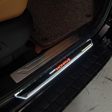 이지엘이디 차량용 led 도어스커프, 모하비더마스터, 화이트 + 레드