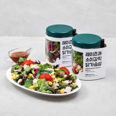 레이즌과 소이갈릭 닭가슴살 샐러드, 250g, 2개