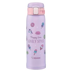 조지루시 초경량 보온보냉 원터치 텀블러 SM-SG48, 스위트 퍼플(VZ), 480ml