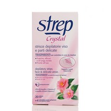 스트랩 크리스탈 왁스스트립 페이스 앤 비키니라인 20p, 100g, 1개
