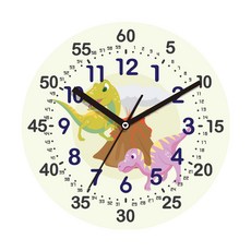 어린이 교육용 무소음 벽세계 30cm, 초록공룡(ED1004)