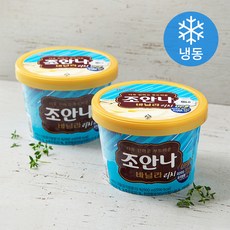 롯데웰푸드 조안나 리치 바닐라 아이스크림 (냉동), 900ml, 2개