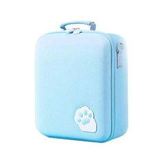 닌텐도 스위치용 고양이 발바닥 수납가방, 블루,