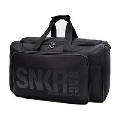 SNKR 다용도 스포츠 더플백 대형, 블랙