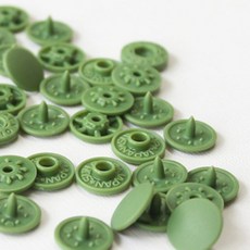 썬그립 티단추 13mm, 카키그린, 40세트