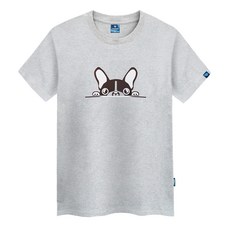 진마니아 귀여운 퍼피 라운드 반팔티 TS-028