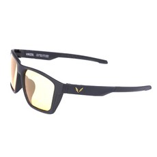 VKOOL 편광렌즈 선글라스 VK-2007 + 도수클립, 올블랙 + 옐로우